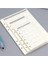 Aylık Planlayıcı Stili A5 45 Sayfalık Iş A5 A6 Gevşek Yapraklı Defter Dolum Spiral Ciltçi Dizin Iç Sayfa Aylık Haftalık Yapılacaklar Listesi Kağıt Kırtasiye (Yurt Dışından) 1