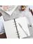 Çizgi Stili A7 A5 A6 Spiral Şeffaf Pvc Defter Kapağı Gevşek Günlüğü Bobin Halkalı Binder Dolgu Kağıt Ayrı Planlayıcı Çanta Almak Kart Depolama (Yurt Dışından) 5