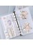Tapesubpackingpano Stili A6 Maotu Gevşek Yaprak Pvc Saklama Çantası Etiket Bilet Kartı Organizatör Çanta Flap ile A5 A6 Spiral Defter Günlüğü Bobin Halka Bağlayıcı Dolgu (Yurt Dışından) 4