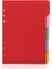 Lacivert Tarzı A6 6 Delik Planner Journal Bölücüler Üst Sekme A5 A6 A7 B5 A4, Siyah Kraft Beyaz Indeks Ayırıcı Kağıt Panosu (Yurt Dışından) 1