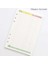 Finans Hesabı Stili A5 A5 A6 Spiral Defter Dolgu Kağıdı Filofax Diario Planlayıcısı Yedek Ofis Aksesuarlarının Iç Sayfaları Binder Kitap Pap (Yurt Dışından) 1