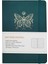 Yeşil Kumaş Stili A5 Özelleştirilebilir 160 Gsm Noktalı Günlük A5 Kalın Beyaz Bambu Kağıt Gsm Noktalı Defter Vegan (Yurt Dışından) 1