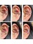 K 1 Adet Helix Kıkırdak Kabuklu Sahte Piercing Olmadan Kulak Manşetleri Earuff Wrap Kaya Küpe Manşet Hiçbir Piercing Kadın Klip Ayarlanabilir (Yurt Dışından) 2