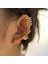 FKYSJ30049-5299901 Basit C Sahte Piercing Kulak Manşetleri Kadın Erkek Kelebek Yıldız Yaprak Olmayan Delici Klip Küpe Kulak Üzerinde Klip Moda Takı (Yurt Dışından) 4