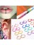 Menekşe 1 Çift (2 Adet) Moda Sahte Burun Halkası Goth Punk Dudak Kulak Burun Mandalı Sahte Septum Piercing Burun Halkası Hoop Dudak Hoop Yüzükler Küpe (Yurt Dışından) 4