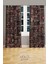 Hitit Figure 1 Desenli Süet Oturma Odası Salon Fon Perde Baskılı Ekstrafor Büzgü 2 Kanat PRD-1013 2