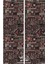 Hitit Figure 1 Desenli Süet Oturma Odası Salon Fon Perde Baskılı Ekstrafor Büzgü 2 Kanat PRD-1013 4