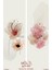 Art Flora Desenli Süet Oturma Odası Salon Fon Perde Baskılı Ekstrafor Büzgü 2 Kanat PRD-1029 2