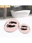 Dijital Baskılı Kaymaz Taban Yıkanabilir Oval Ikili Banyo Paspas Klozet Takımı, V-O-Klozet-21-Pembe, 2
