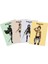 Anime Serisi Attack On Titan Poster Kart 4'lü Set 1