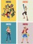 Anime Serisi One Piece Poster Kart 4'lü Set 2