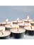 Tealight Mum Yuvarlak Beyaz Mum 50 Adet 5
