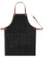 Bir Stil Baker Çok Cep Ayarlanabilir Şef Barista Deri Kayış Çıkarılabilir Kot Çalışma Barmen Rahat Barbekü Üniforma Önlük Önlük (Yurt Dışından) 2