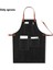 Bir Stil Baker Çok Cep Ayarlanabilir Şef Barista Deri Kayış Çıkarılabilir Kot Çalışma Barmen Rahat Barbekü Üniforma Önlük Önlük (Yurt Dışından) 4