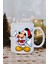 Yılbaşı Noel Temalı Mickey Mouse Baskılı Yeni Yıl Hediyelik Kupa Bardak-Çay-Kahve 1