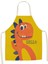 No.9 Tarzı 47X38CM Karikatür Dinozor Önlükleri Unisex Akşam Yemeği Pişirme Önlüğü Komik Dinozorlar Baskı Mutfak Önlük Temizleme Önlükleri Anti-Kirli Önlük (Yurt Dışından) 2