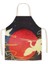 No.6 Tarzı 47X38CM Çocuk Boyutu Yeni Japon Tarzı Keten Kumaş Su Geçirmez, Ev Ulusal Gelgit, Yağ Geçirmez Kemer, Mutfak Yetişkin Kolsuz Halter Önlük (Yurt Dışından) 1