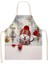 No.20 Tarzı Çocuklar L56CM G45CM Noel Kardan Adam Desen Mutfak Önlüğü cm Womankids Kolsuz Pamuk Keten Önlükleri Pişirme Su Geçirmez Ev Temizleme Araçları (Yurt Dışından) 1