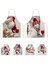 No.20 Tarzı Çocuklar L56CM G45CM Noel Kardan Adam Desen Mutfak Önlüğü cm Womankids Kolsuz Pamuk Keten Önlükleri Pişirme Su Geçirmez Ev Temizleme Araçları (Yurt Dışından) 2