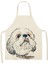 No.21 Tarzı 47X38CM Çocuk Boyutu Ev Güzel Kadınlar Için Köpek Mutfak Önlükleri Kolsuz Pamuk Keten Önlükleri Ev Pişirme Pişirme Önlükleri Temizleme Araçları Delantal Cocina (Yurt Dışından) 1