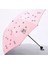 Desenli Mini Katlanır Şemsiye - Pembe (Yurt Dışından) 1