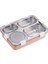 304 Paslanmaz Çelik Öğle Yemeği Kutusu Öğrenci Öğle Yemeği Kutusu 4 Bölmeli Mühürlü Yalıtımlı Öğle Yemeği Kutusu (Yurt Dışından) 1