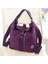 3 In 1 Kadın Çantaları Çok Fonksiyonlu Sırt Çantası Omuz Çantası Naylon Bez Tote Yeniden Kullanılabilir Alışveriş Çantası Bayan Seyahat Çantası Crossbody Çanta (Yurt Dışından) 5