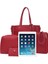 Kırmızı Stil 4 # Kadın Çantaları Dört Takım Çanta Omuz Tote Crossbody Çanta Taschen Bolsa Masculina Sac Femme Yüksek Li Basit Çanta 2021 (Yurt Dışından) 5