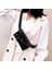 Kahverengi Tarzı Kadın Tek Omuz Crossbody Çanta Tüm Maç Bel Göğüs Paketi Ersonality Pu Deri Kemer Zarf Çanta (Yurt Dışından) 2