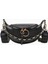 Siyah Stil Yüksek Li Pu Deri Eyer Çantaları Vintage Kadın Bel Kemeri Çantaları Tasarımcısı Saf Renk Crossbody Göğüs Çantaları Bayanlar Fanny Paketi (Yurt Dışından) 1