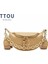 Siyah Stil Yüksek Li Pu Deri Eyer Çantaları Vintage Kadın Bel Kemeri Çantaları Tasarımcısı Saf Renk Crossbody Göğüs Çantaları Bayanlar Fanny Paketi (Yurt Dışından) 2