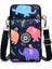F Stili Kadın Messenger Flap El Çantası Cep Telefonu Çantaları Çok Fonksiyonlu Spor Kol Tek Omuz Crossbody Boyun Çanta Mini Çanta (Yurt Dışından) 3