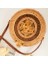 ZHONGJIRQUAN20X8CM Tarzı Bali Adası El Dokuma Çanta Yuvarlak Çanta Tokası Rattan Hasır Çanta Satchel Rüzgar Bohemia Plaj Daire Çanta (Yurt Dışından) 1