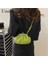 Yeşil Stil Basit Crossbody Çanta Metal Klip Toka Kadın Çantası Çanta Kabuk Şekli Küçük Deri Pileli Bulut Bayan Çanta Seyahat Arkadaşlık Için (Yurt Dışından) 2