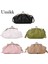 Yeşil Stil Basit Crossbody Çanta Metal Klip Toka Kadın Çantası Çanta Kabuk Şekli Küçük Deri Pileli Bulut Bayan Çanta Seyahat Arkadaşlık Için (Yurt Dışından) 5