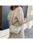 Pembe Tarzı Kadın Omuzdan Askili Çanta Küçük Deri Crossbody Çanta Kadın Düz Renk Kıvrımlı Tasarım Bayanlar Askılı Çanta Mini Fermuarlı Bulut Çanta (Yurt Dışından) 3