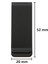 Metal Kağıt Para Tokası Kart Tutucu Klips Cüzdan Ataş Siyah 5,2cm x 2cm 2