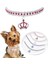 Gümüş Tarzı L Boyutu Yeni Tasarım Zirkon Pet Köpek Tasmaları Renklendirilmiş Taç Kedi Kolye Köpek Ayarlanabilir Gül Altın Lüks York Köpek Boyun Aksesuarları (Yurt Dışından) 3
