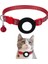 C-Kırmızı Tarzı 1X22-35CM Airtag Için Pet Yaka Deri Anti-Kayıp Yaka Apple Airtags Konum Tracker Airtag Ayarlanabilir Tasarım Için Koruyucu Kılıf (Yurt Dışından) 1