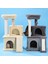 AMT0032KAHVERENGI Stil L Beden Sisal Tırmalama Direkleri ile Kedi Ağacı Tırmanma Kulesi Hamak Levrek Kedi Yatak Platformu Sarkan Top Kedi Mobilyaları (Yurt Dışından) 2