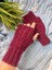 Trendy Bordo Parmaksız Eldiven 1