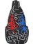 No.15 Tarzı 39X19X9CM Özel Sokak Sanatı Aşk Tek Kollu Çanta Erkekler Için Geometrik Soyut Haring Omuz Crossbody Göğüs Sırt Çantası Seyahat Yürüyüş Sırt Çantası (Yurt Dışından) 1