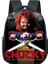 No.17 Tarzı H Film Çocuk Oyun Chucky Okul Çantaları Anaokulu Çocuk Çocuklar Okul Sırt Çantası Kız Erkek Sırt Çantaları Mochila (Yurt Dışından) 4