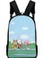 Mavi Stil Anime Gacha Life Çocuk Çocuk Sırt Çantası Erkek Kız Karikatür Kawaoolbag Genç Büyük Kapasiteli Su Geçirmez Seyahat Sırt Çantası (Yurt Dışından) 1