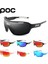 P2-1 Stili 4 Lens Seti Poc Blade Hd Bisiklet Güneş Gözlüğü Spor Gözlük Erkek Kadın Dağ UV400 Bisiklet Gözlük Mtb Yol Bisikleti TR90 Gözlük (Yurt Dışından) 2