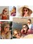 Gümüş Tarzı Bebek Güneş Gözlüğü Mat Çocuk Güneş Gözlüğü Moda Yuvarlak Çerçeve Retro Mocha Gözlük UV400 Koruma Bisiklet Eğlence Güneş Gözlüğü (Yurt Dışından) 2