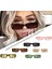 Yeşil Stil 2021 Yeni Dikdörtgen Güneş Gözlüğü Kadın Moda Küçük Kare Çerçeve Vintage Güneş Gözlükleri Erkekler Shades Retro Temizle Yeşil UV400 (Yurt Dışından) 4