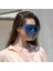 F Stili Unisex Renkli Göz Kalkanı Visor Wrap Kalkanı Büyük Ayna Güneş Gözlükleri Yarım Yüz Kalkanı Guard Koruyucu Yüz Maskesi Kadın Erkek Için (Yurt Dışından) 1