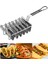 Paslanmaz Çelik Taco 4/6 I Kıış Tortilla Kızartma Sepeti Taco 6 V Şekli Orta (Yurt Dışından) 4