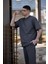 Erkek Kısa Kollu Penye Oversize T-Shirt 2